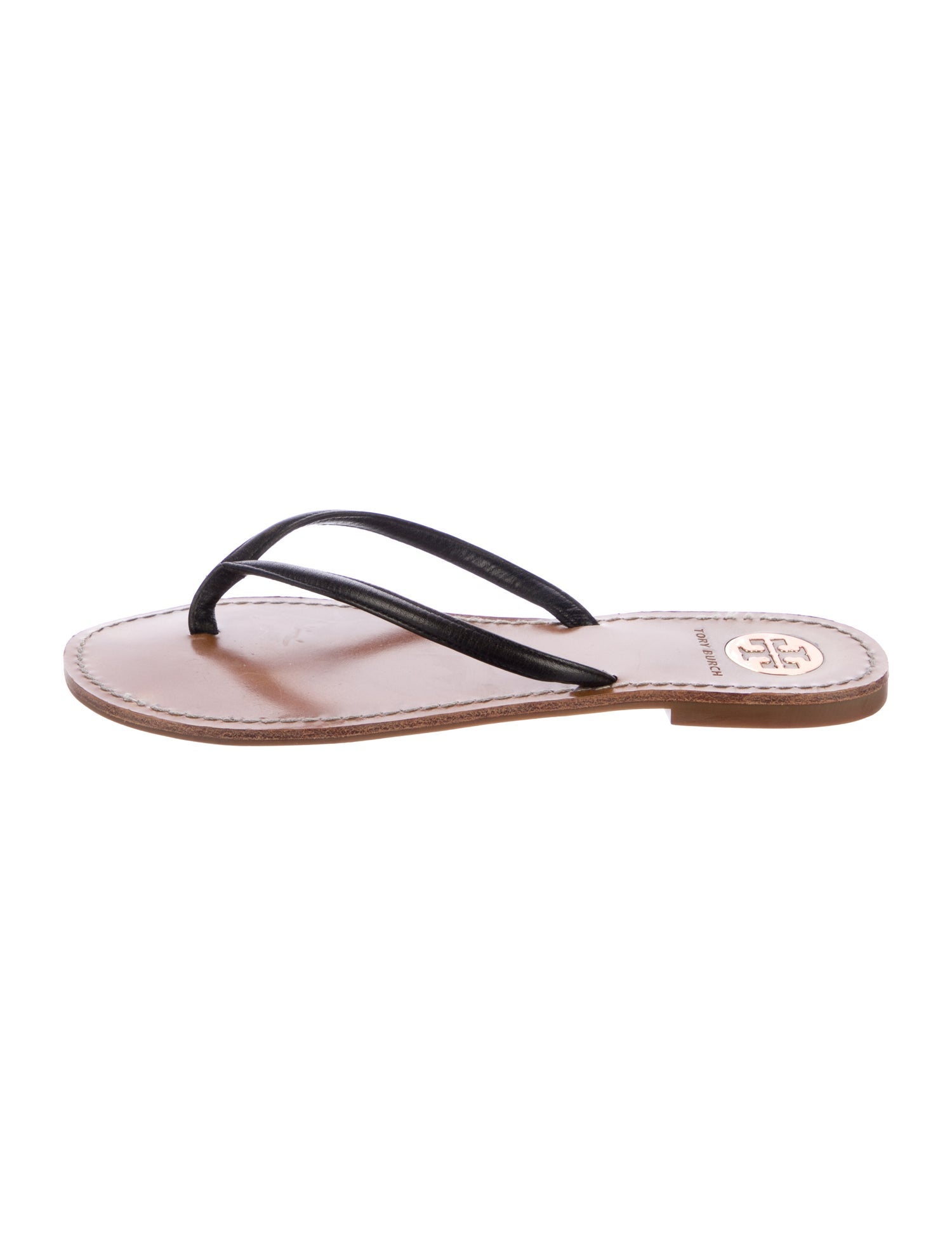 Tory Burch Leather Flip Flops