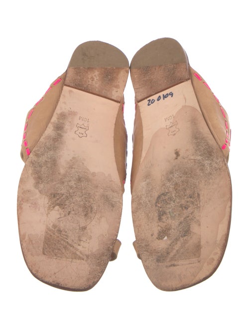 Tory Burch Leather Printed Slides