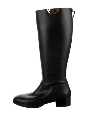 Tory Burch Leather Riding Boots