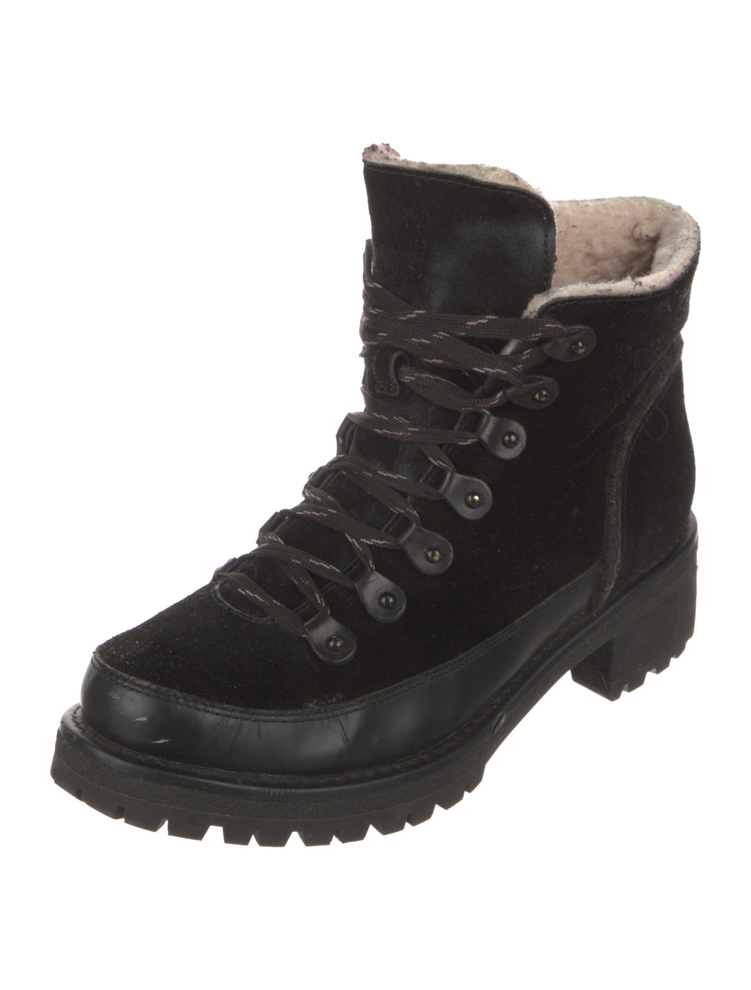 Tory Burch Suede Lace-Up Boots