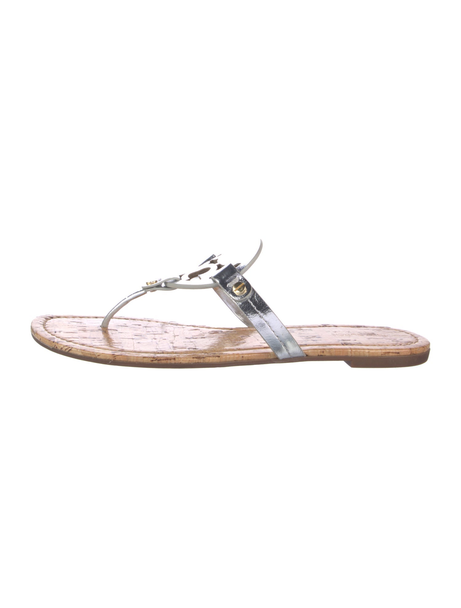 Tory Burch Leather T-Strap Sandals