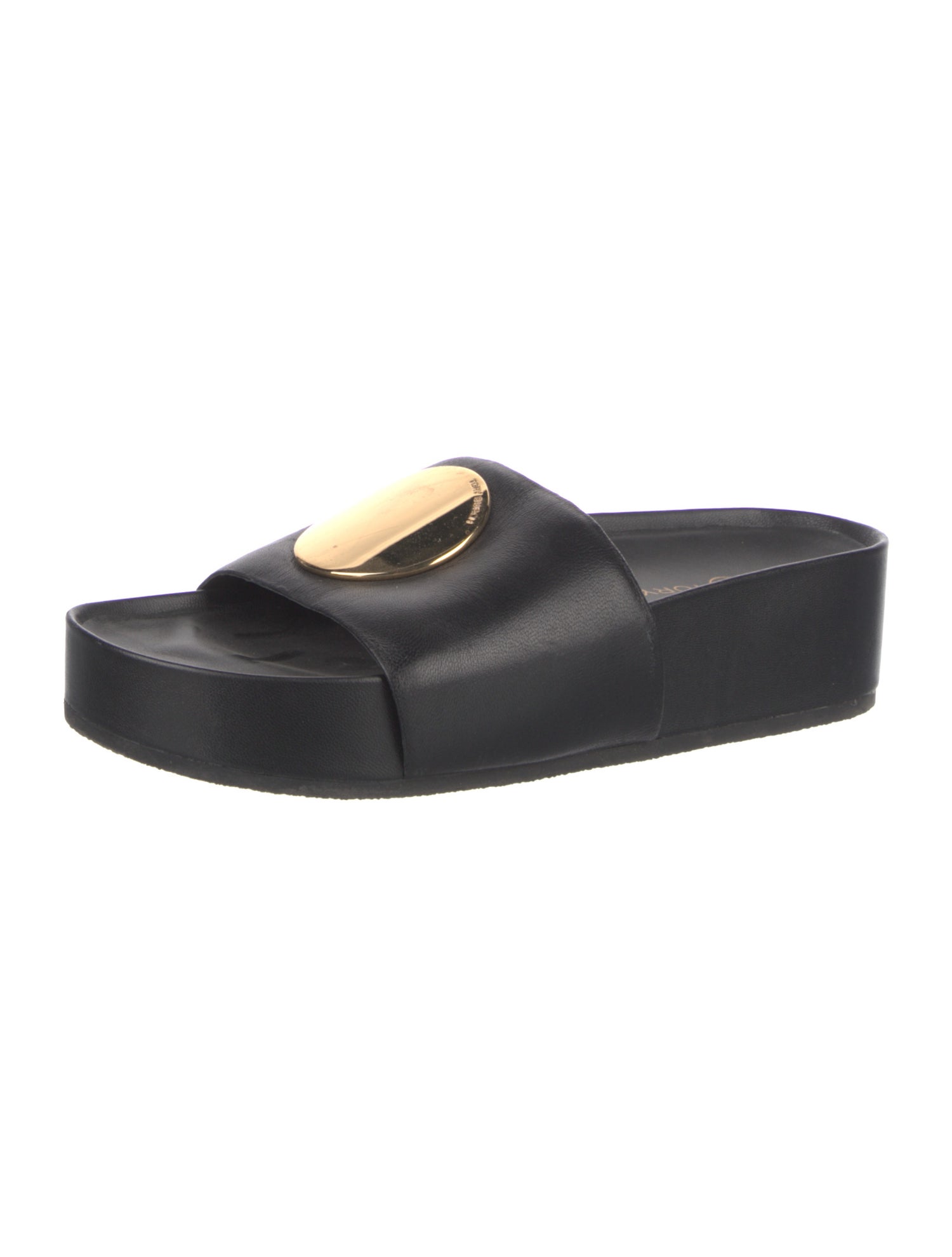 Tory Burch Leather Slides