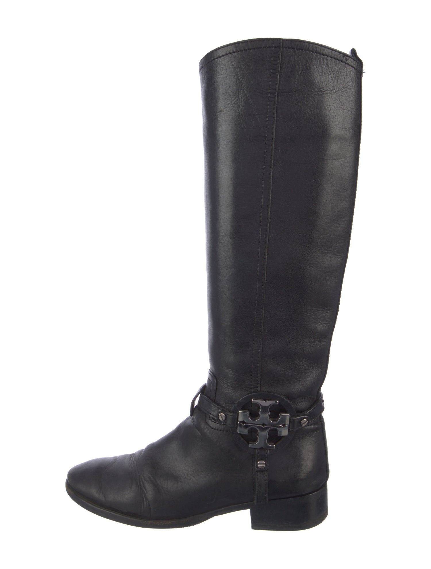 Tory Burch Leather Riding Boots