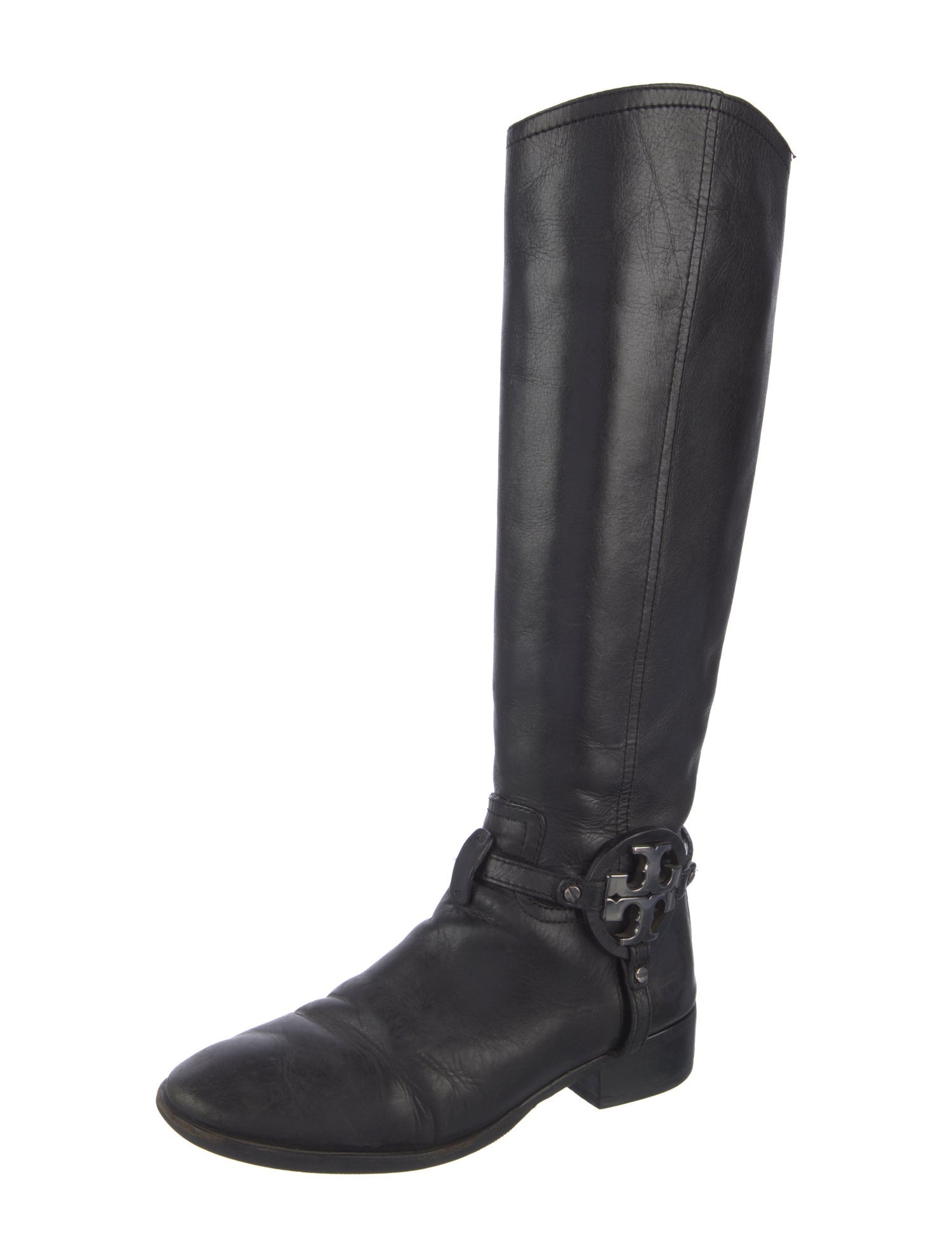 Tory Burch Leather Riding Boots