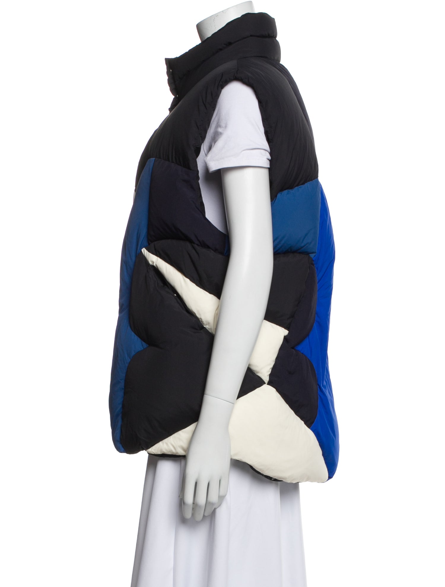 Tory Burch Colorblock Pattern Vest