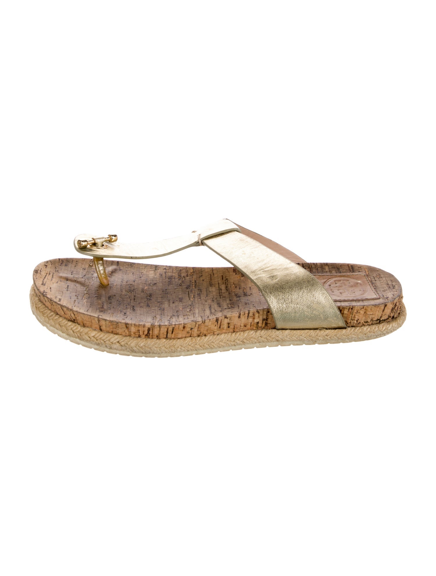Tory Burch Leather Slides