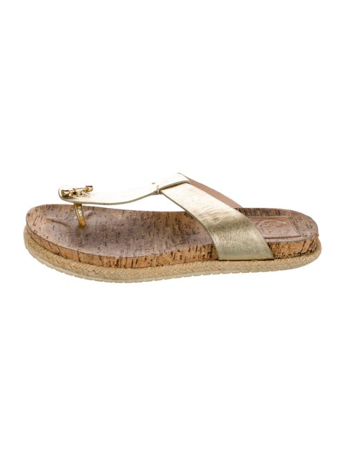 Tory Burch Leather Slides