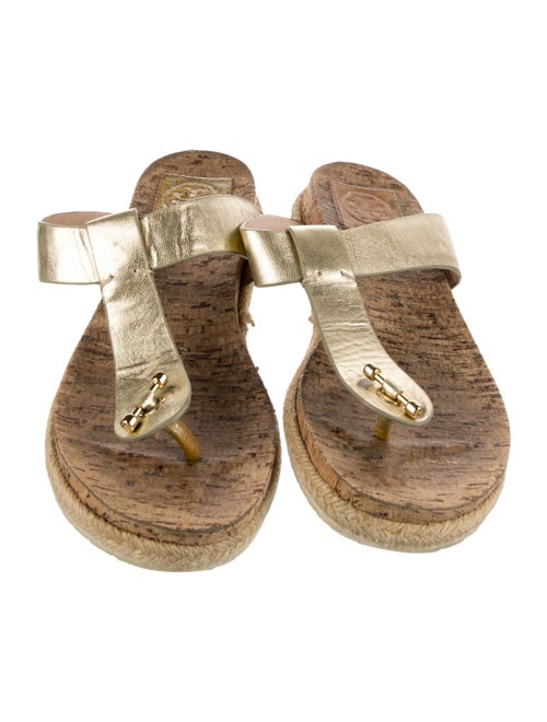 Tory Burch Leather Slides