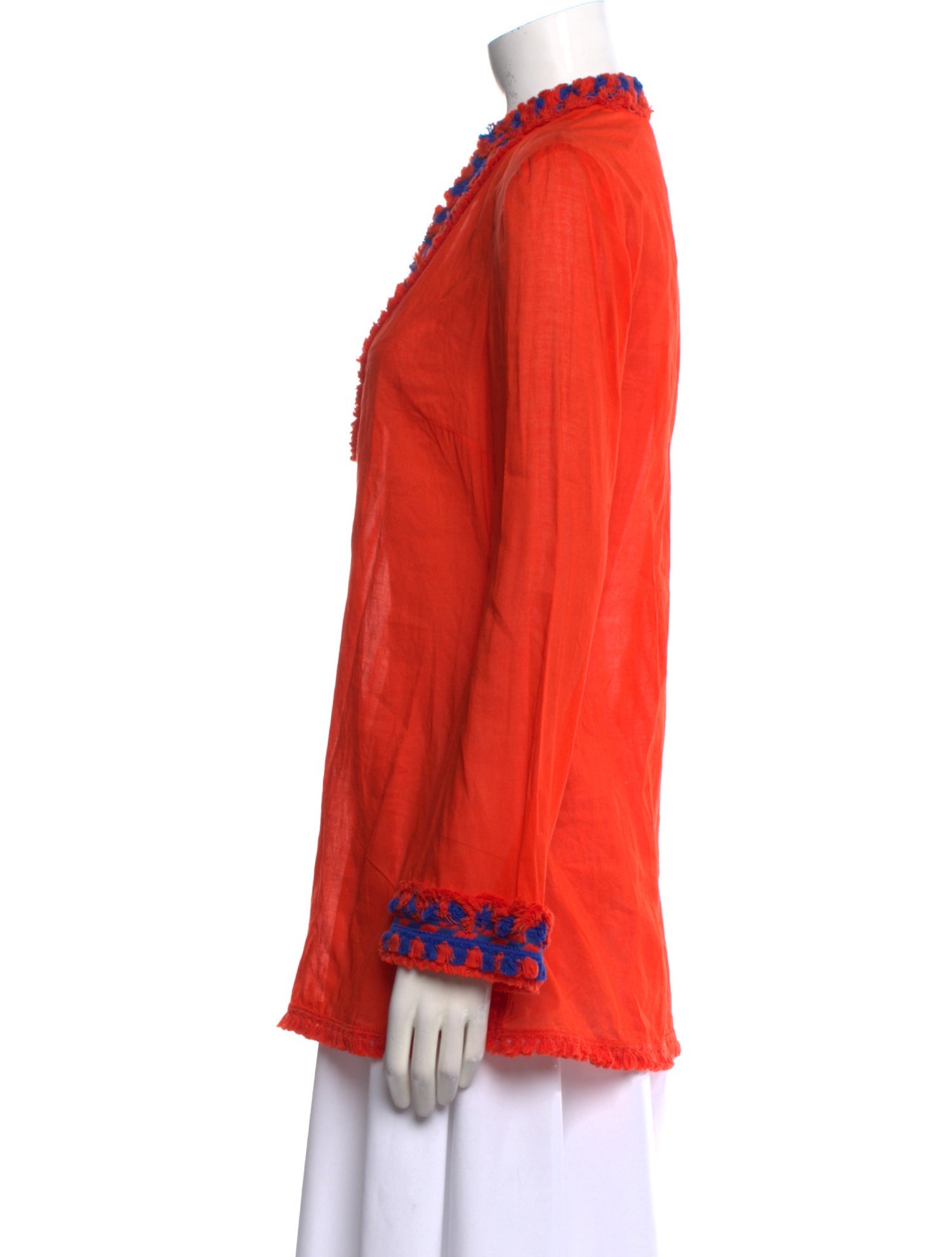 Tory Burch V-Neck Long Sleeve Tunic