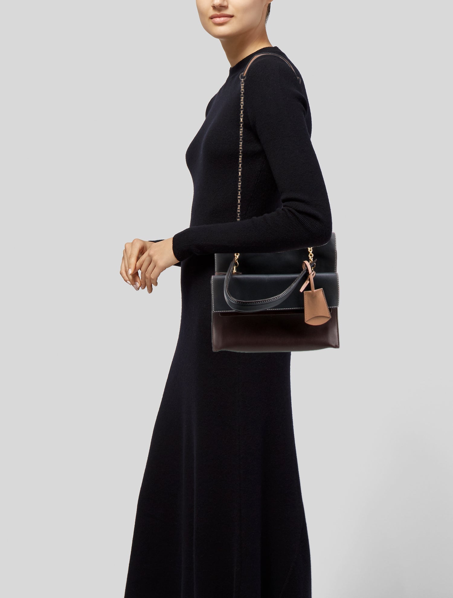 Tory Burch Leather Lee Radziwill Double Bag Petite