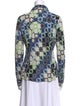 Tory Burch Silk Printed Button-Up Top