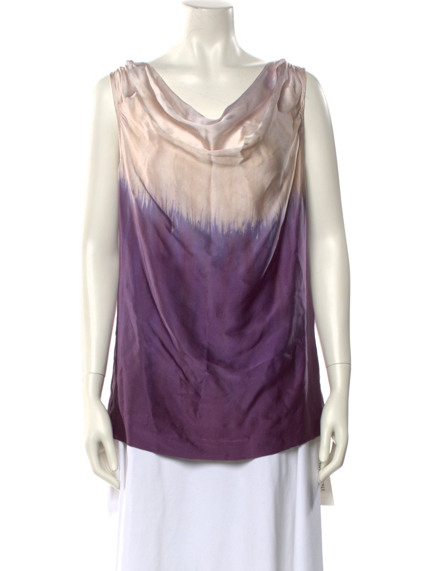 Tory Burch Silk Tie-Dye Print Tunic