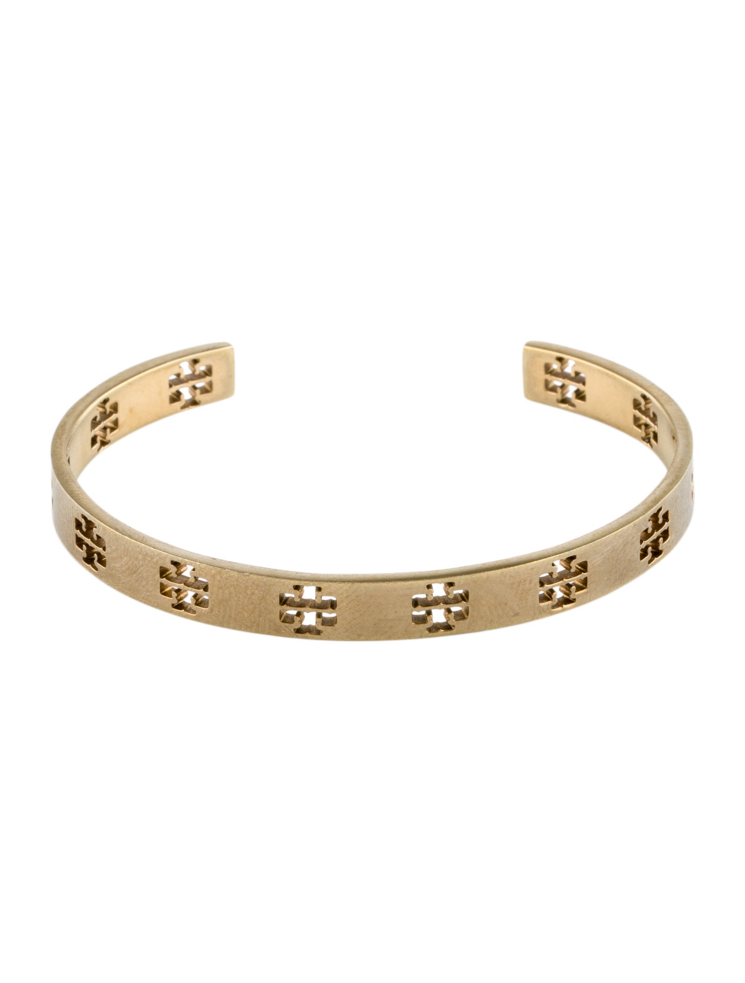 Tory Burch Pierced T Cuff Bracelet