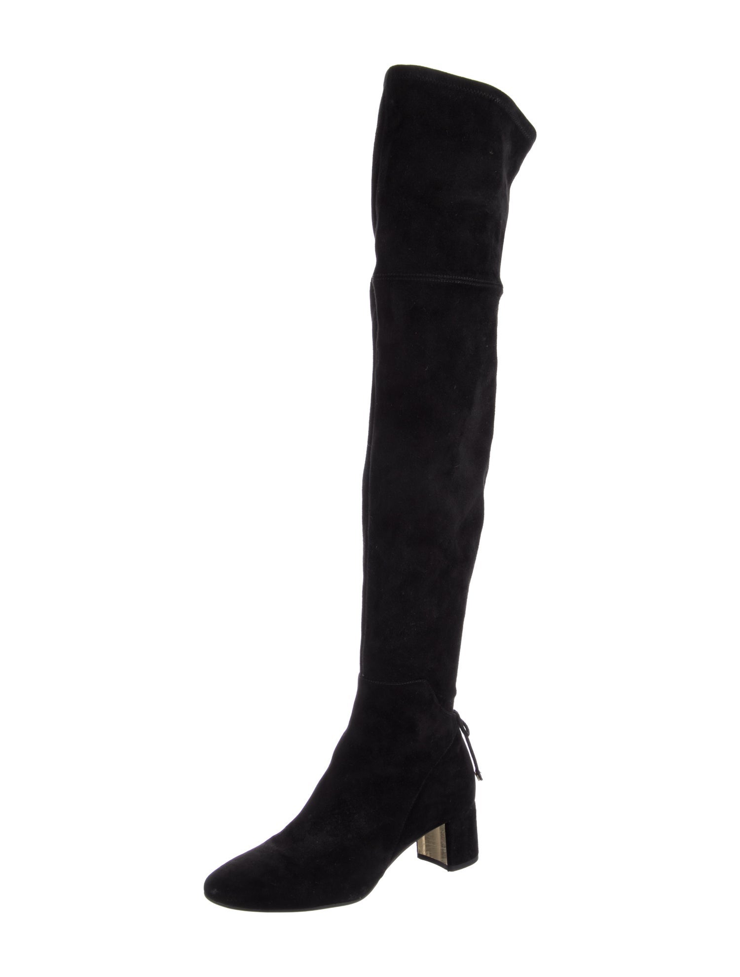 Tory Burch Suede Bow Accents Boots