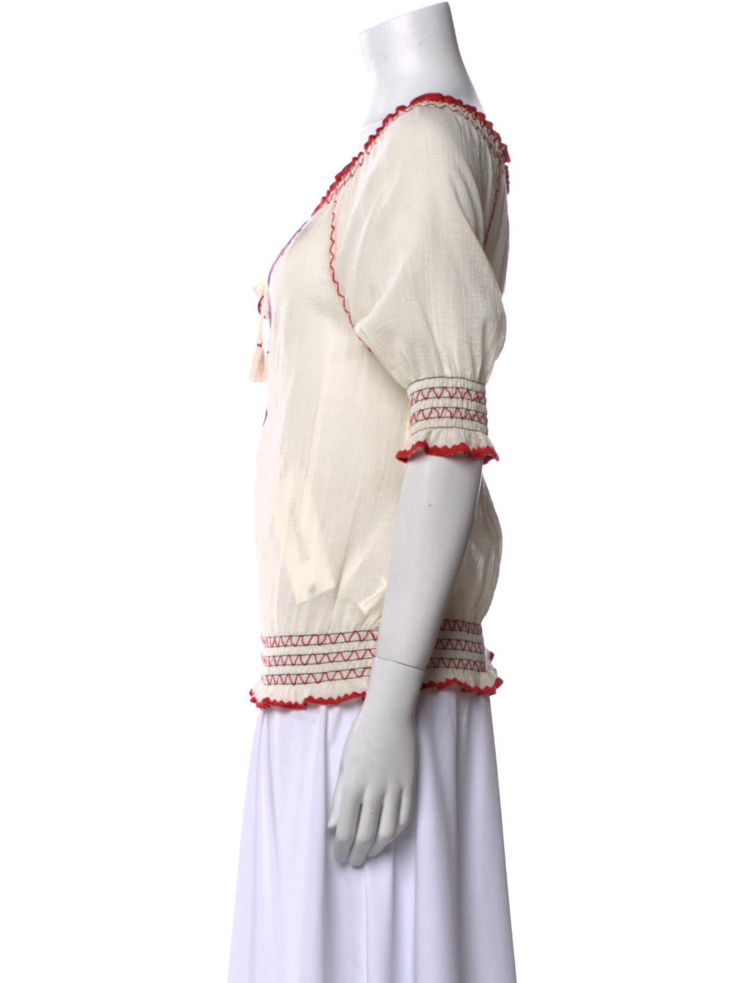 Tory Burch Printed Bateau Neckline Tunic w/ Tags