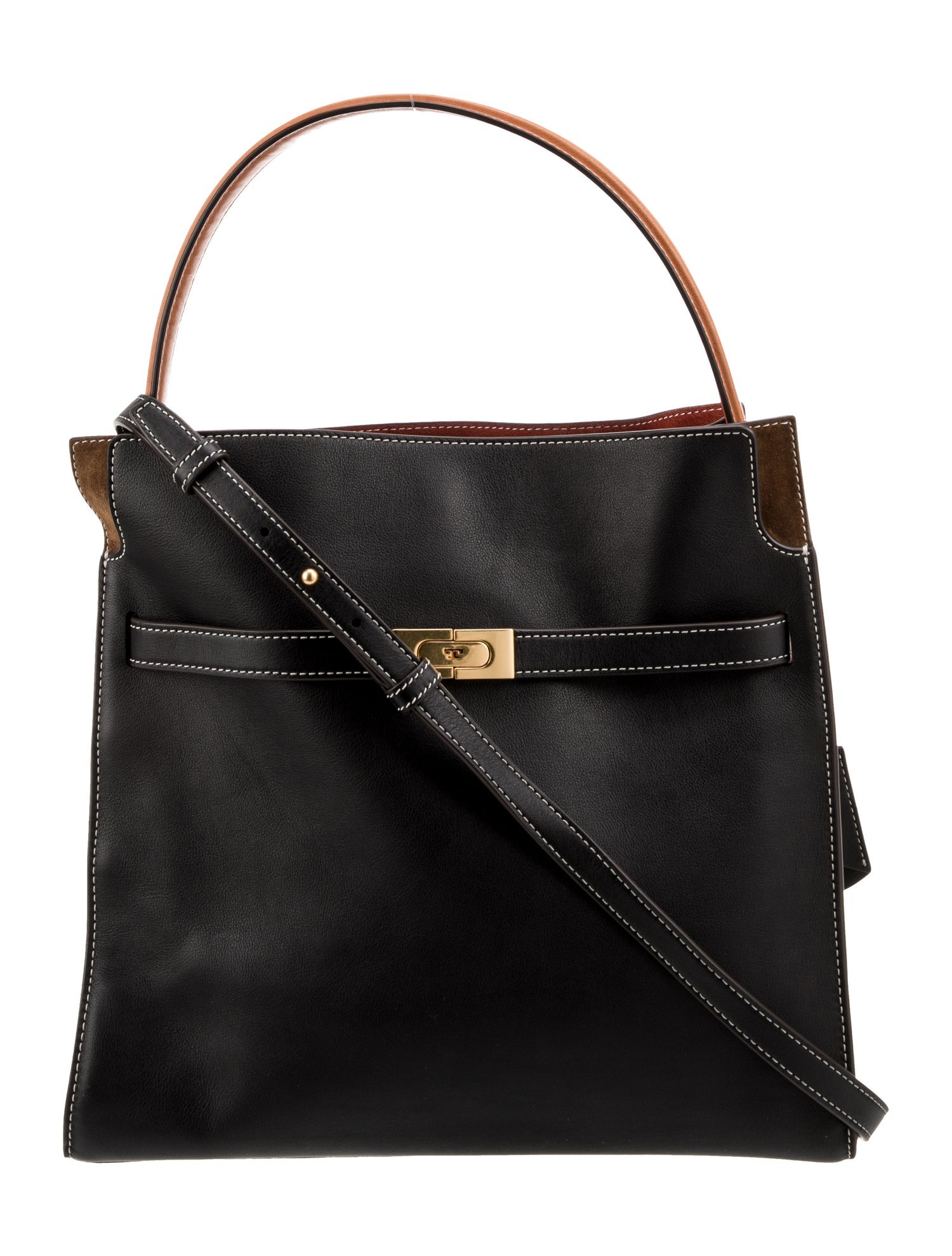 Tory Burch Leather Lee Radziwill Double Bag