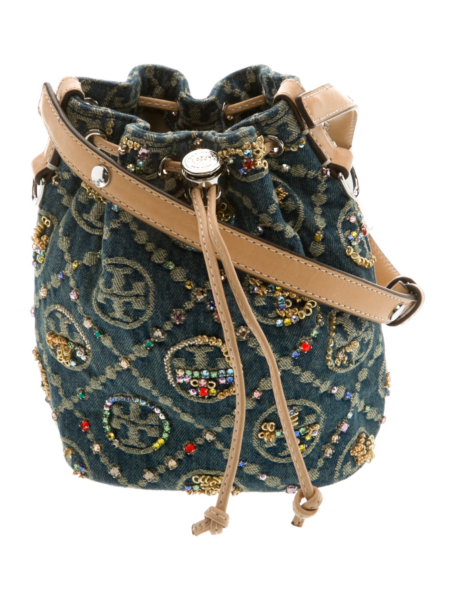 Tory Burch Denim Bucket Bag
