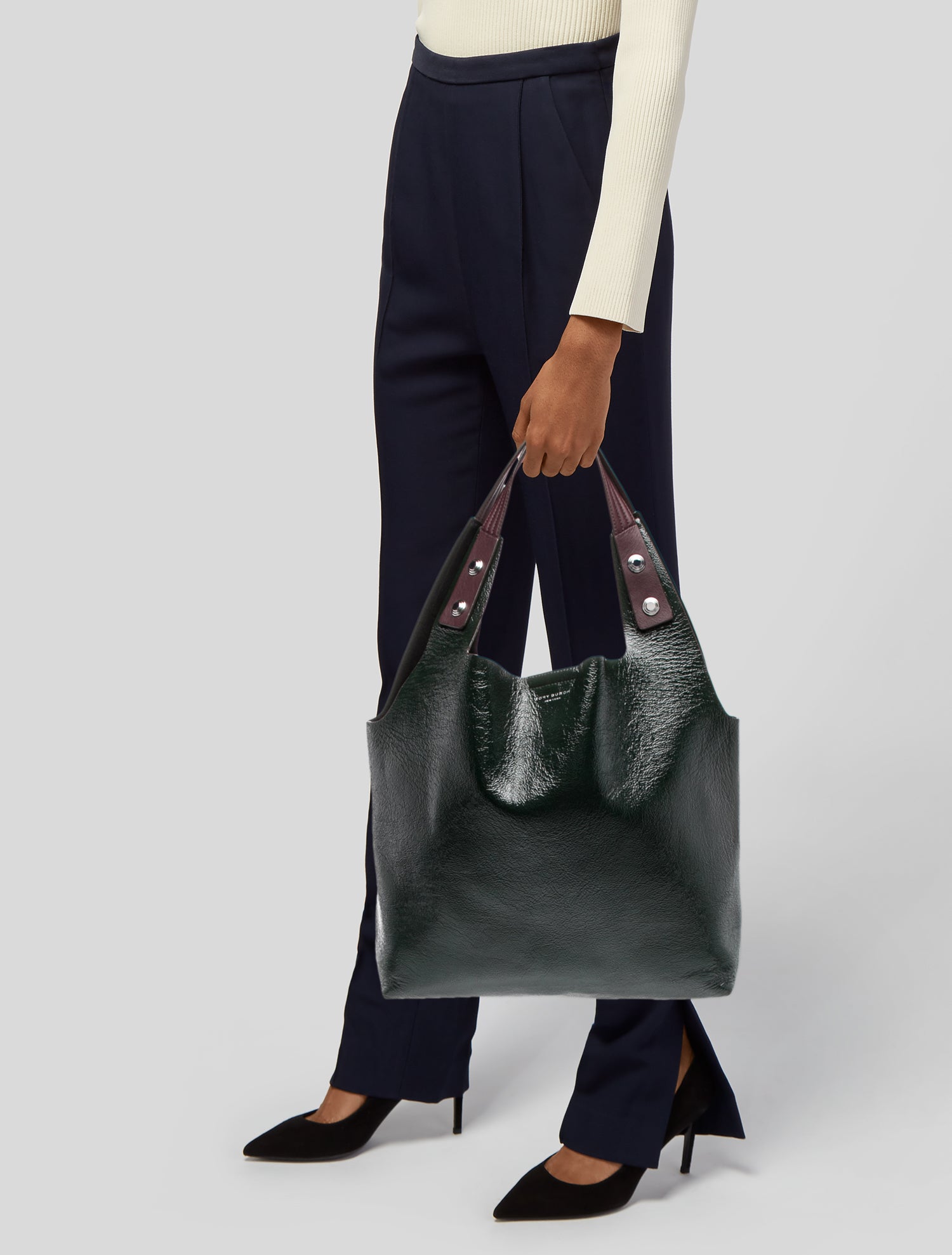 Tory Burch Leather Hobo