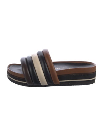 Tory Burch Leather Slides