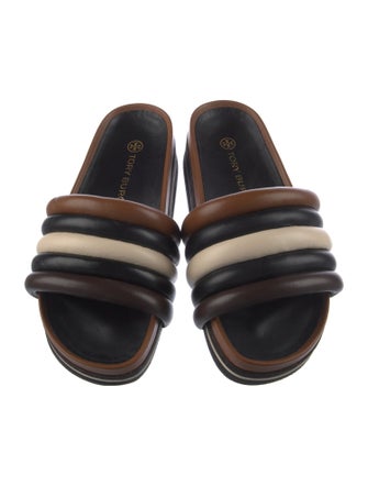 Tory Burch Leather Slides