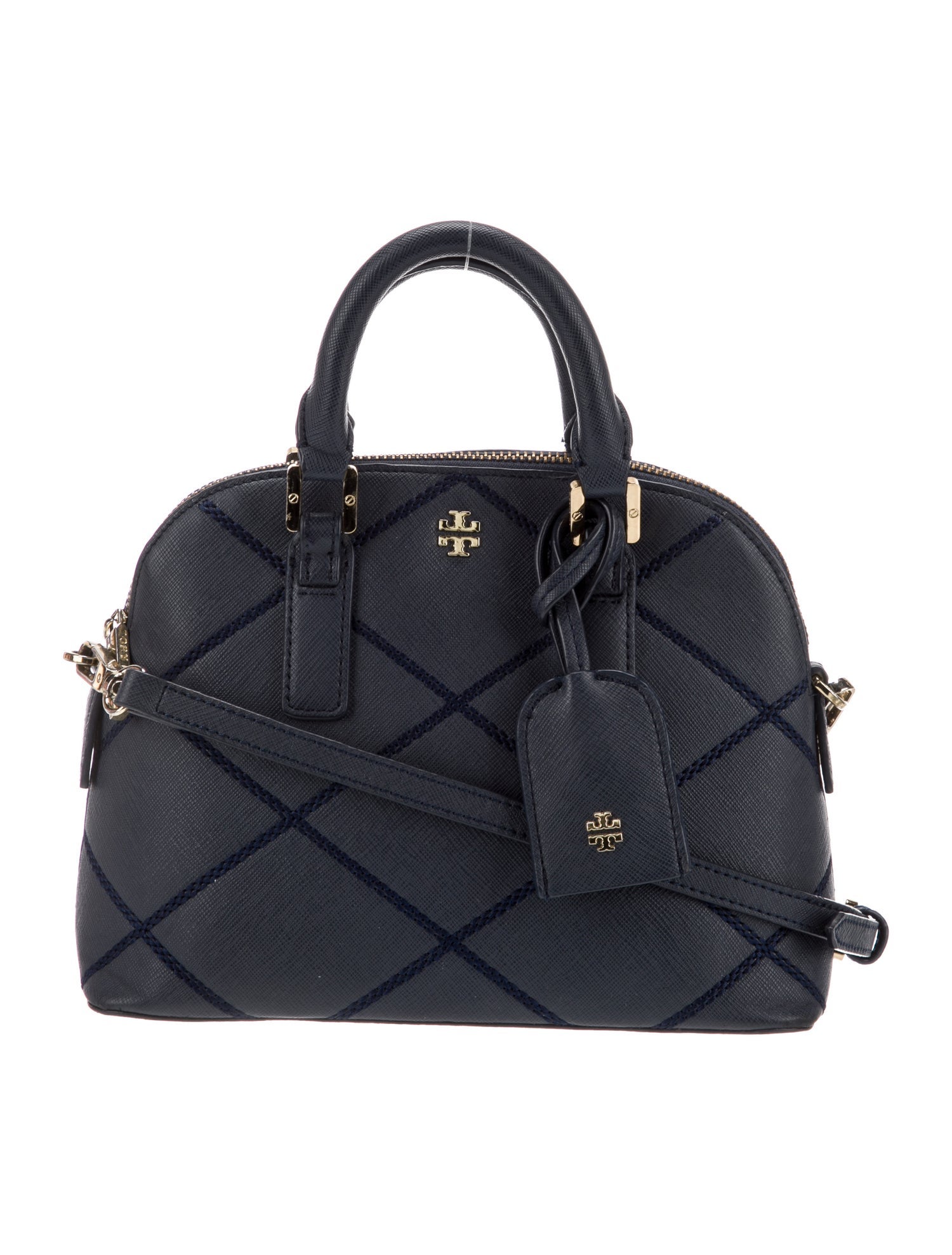 Tory Burch Saffiano Leather Top Handle Bag