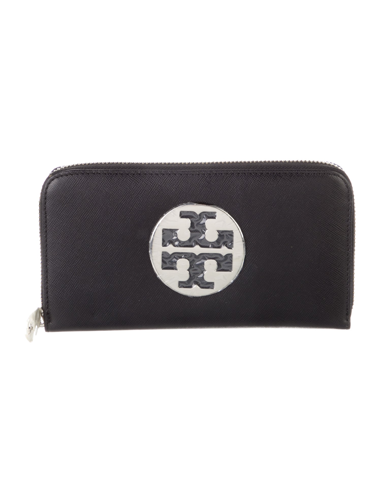 Tory Burch Signature Logo Leather Continental Wallet