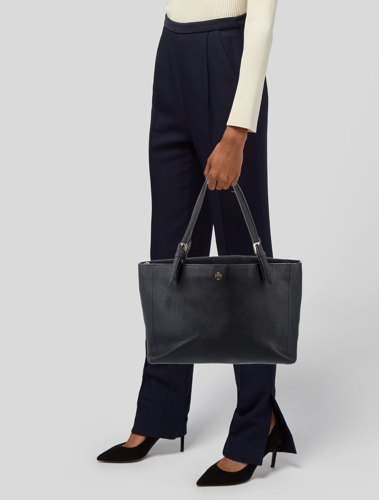 Tory Burch Saffiano Leather Tote