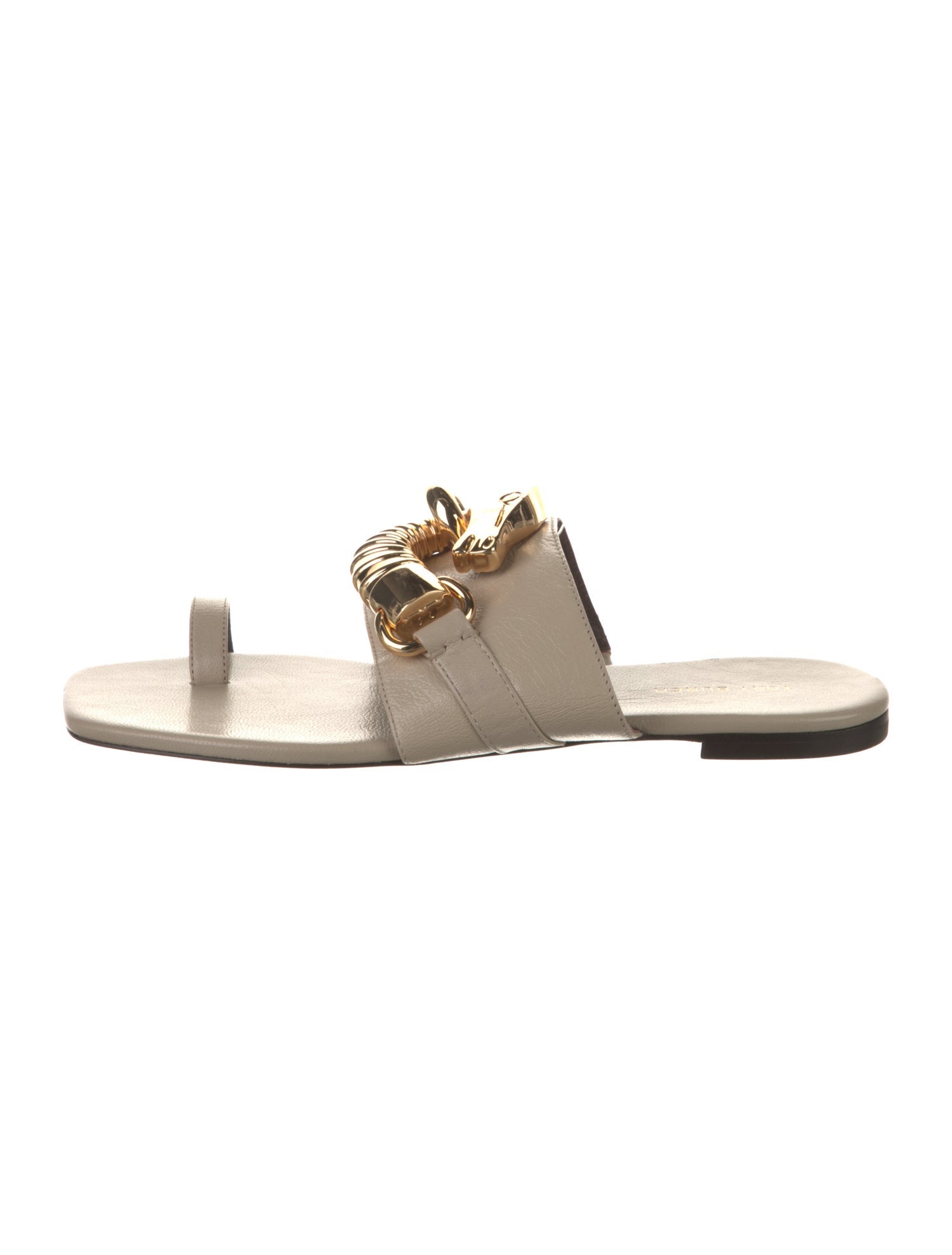 Tory Burch Leather Slides