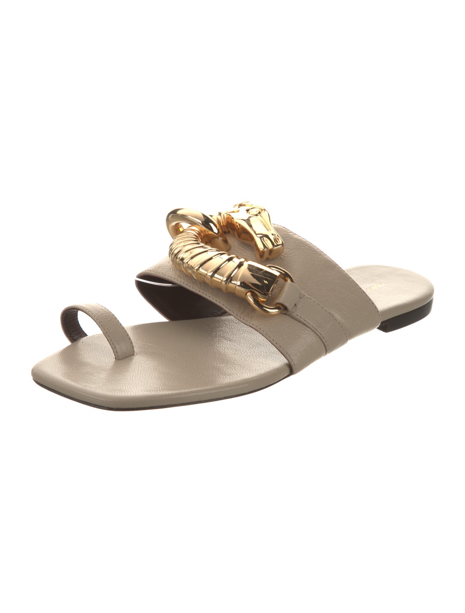 Tory Burch Leather Slides