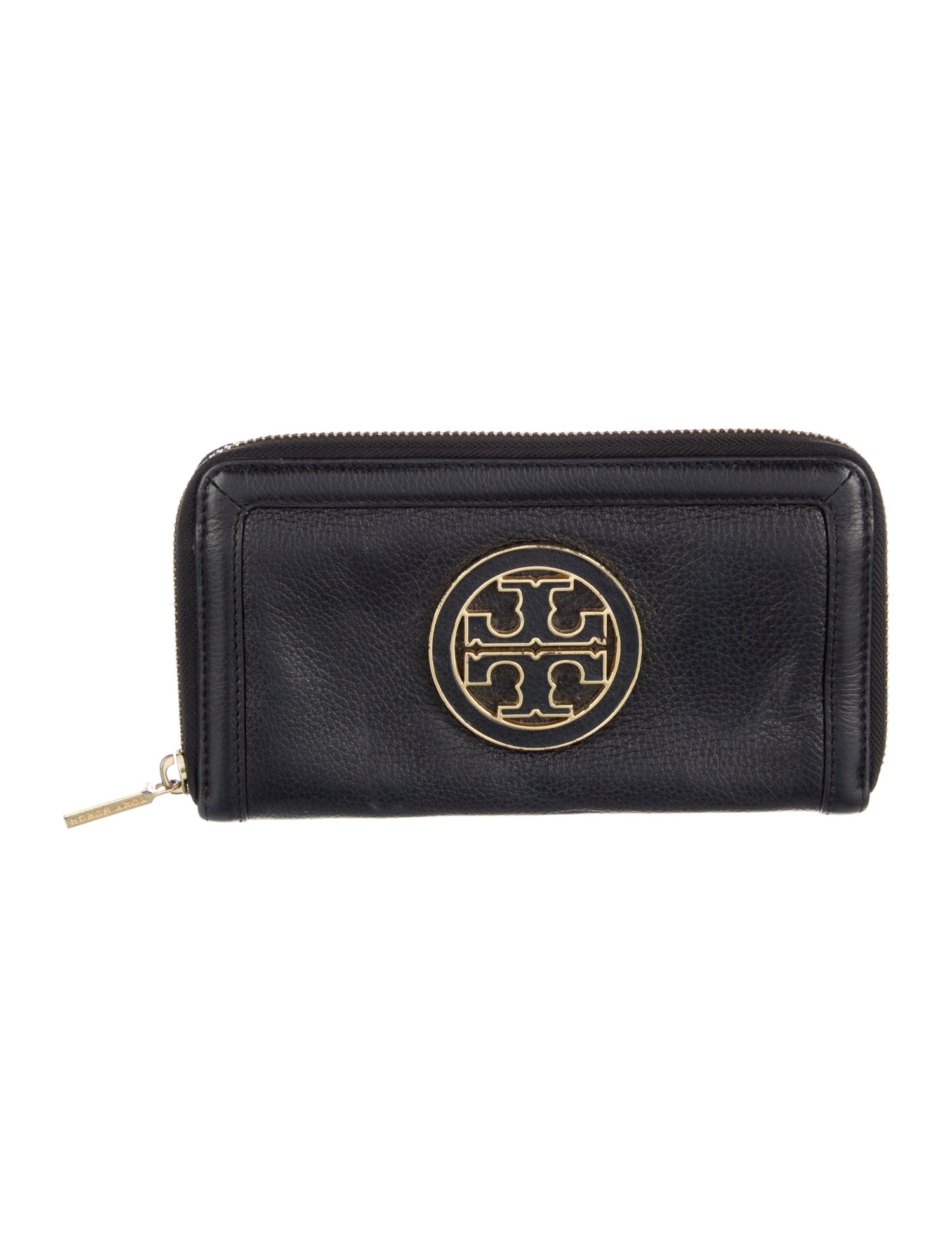 Tory Burch Signature Logo Leather Continental Wallet