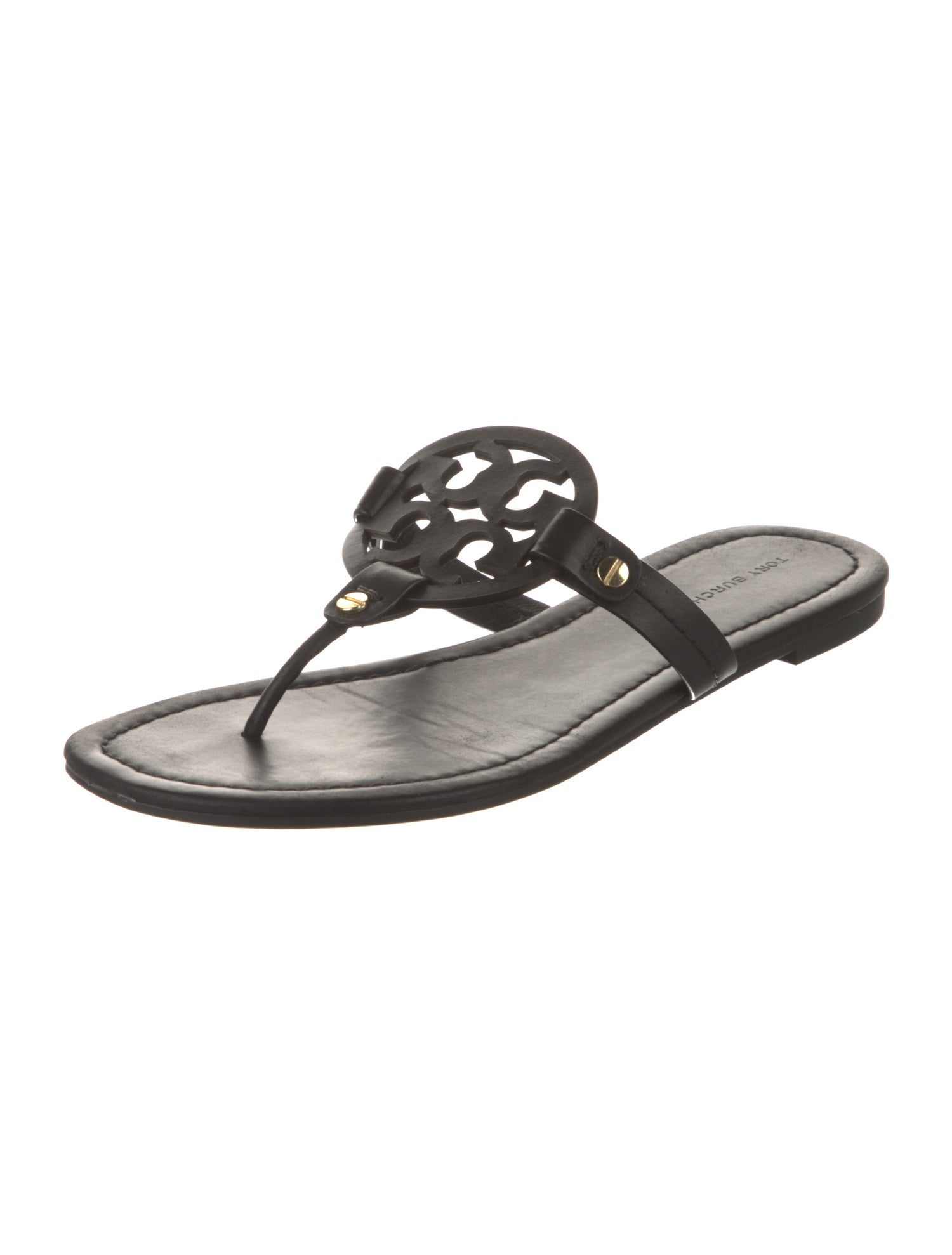 Tory Burch Leather Flip Flops