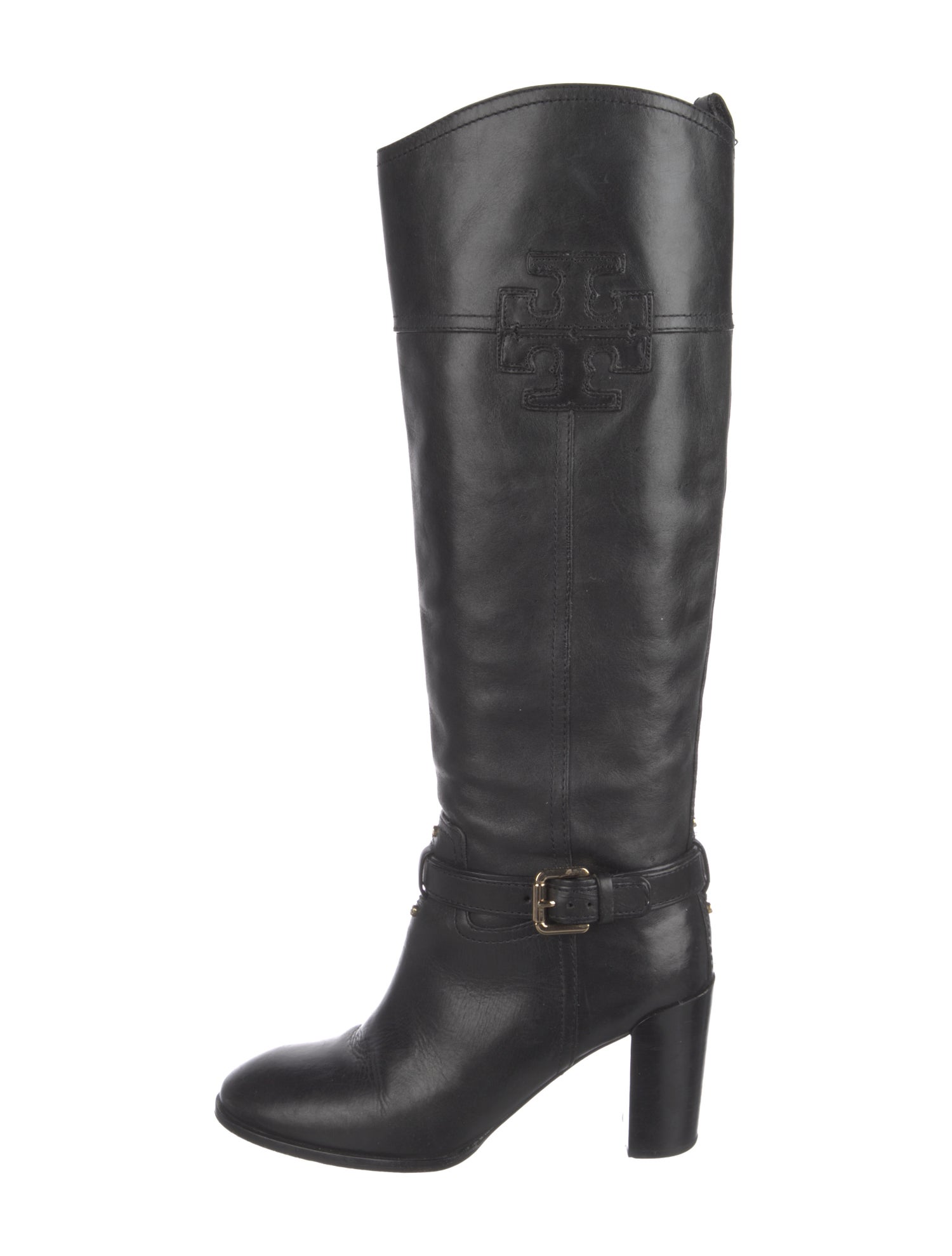 Tory Burch Leather Riding Boots