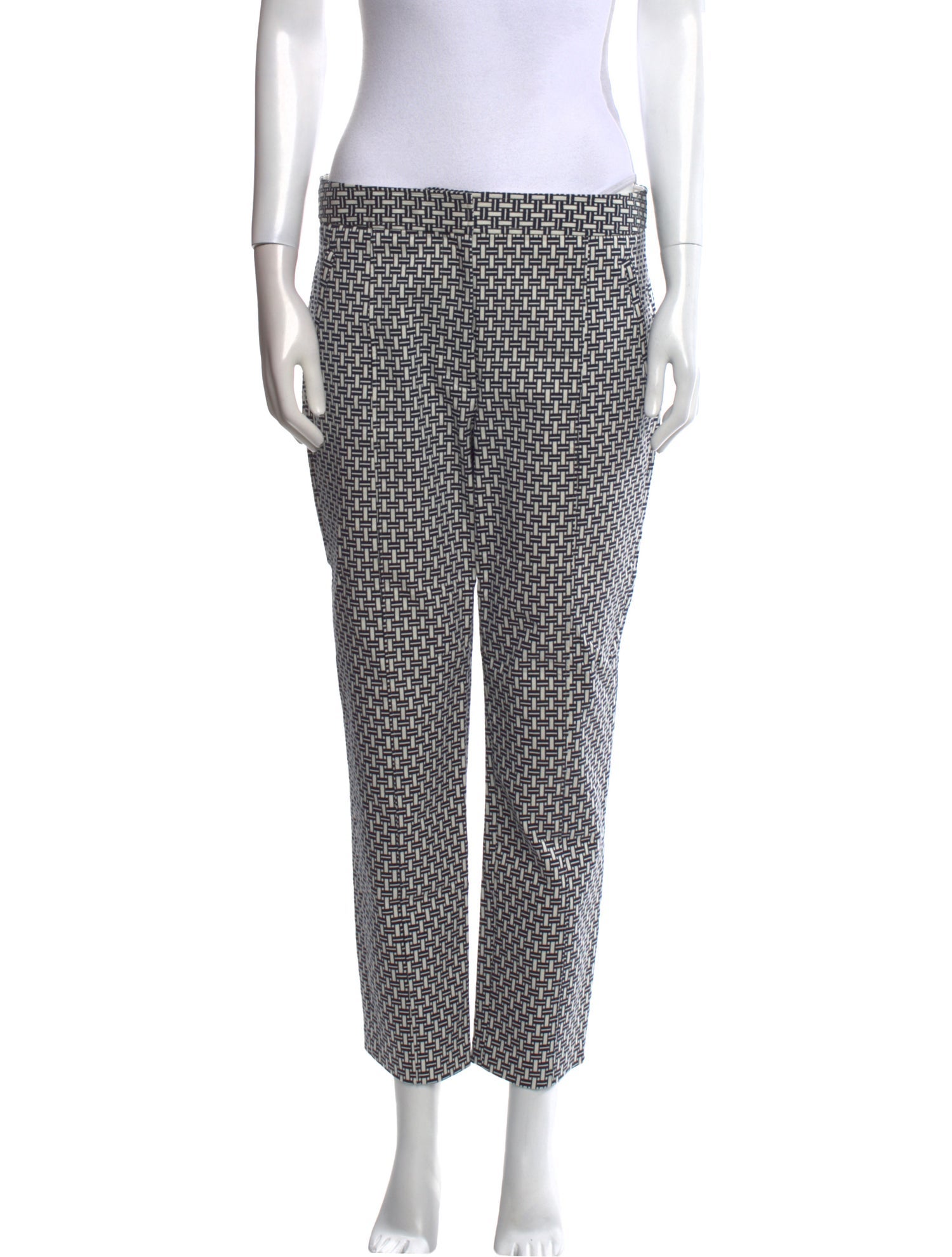 Tory Burch Printed Straight Leg Pants
