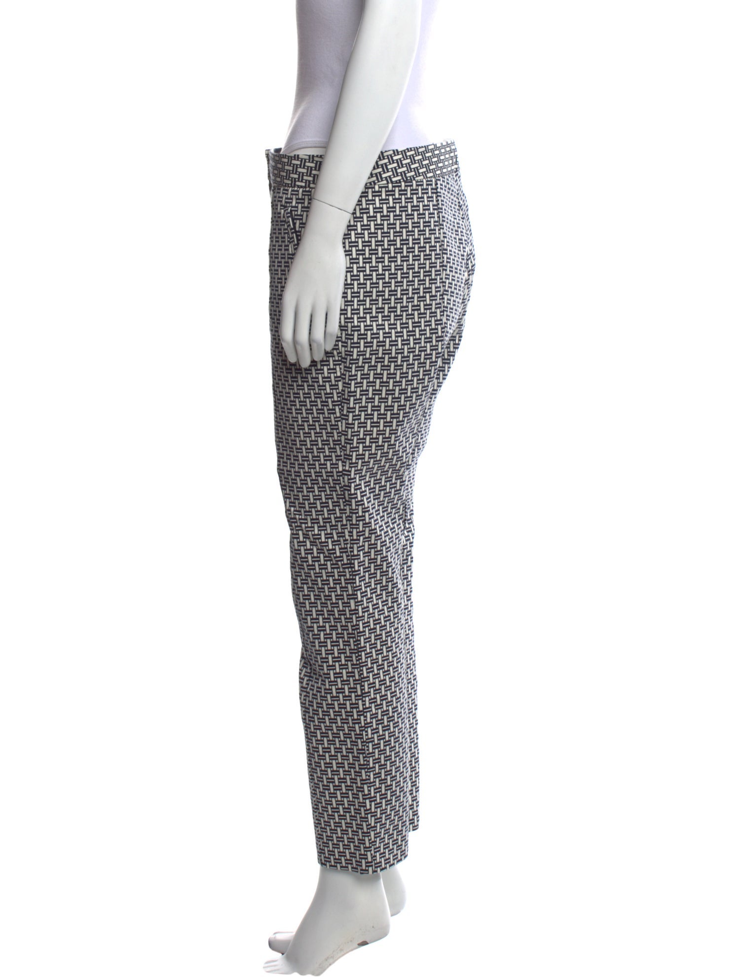 Tory Burch Printed Straight Leg Pants