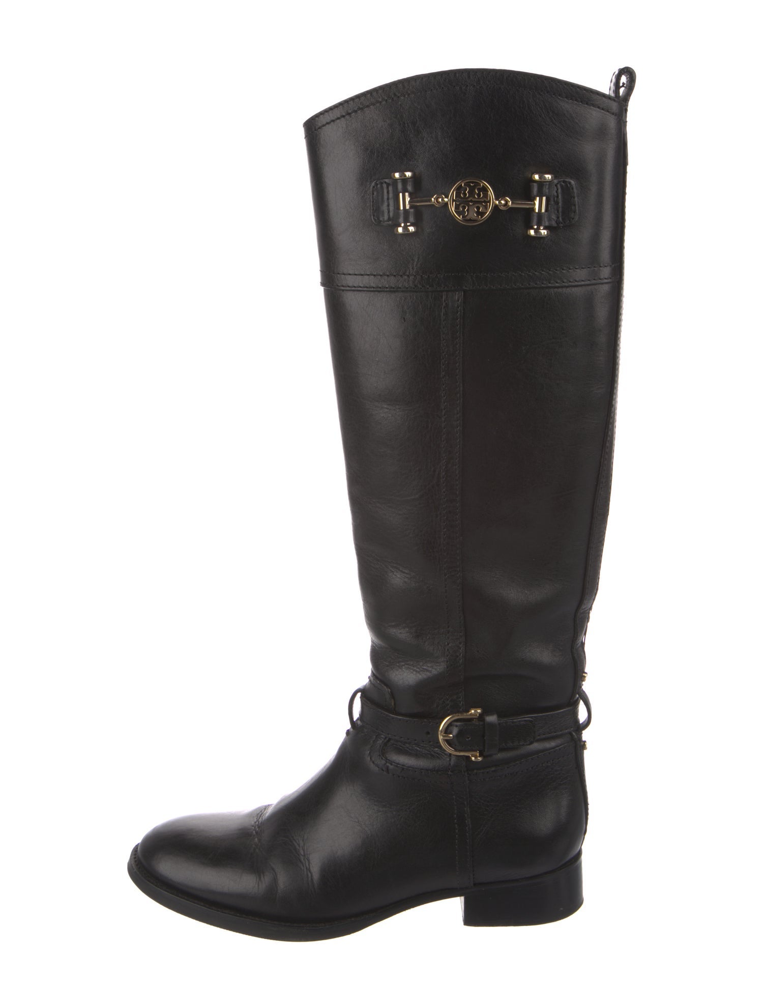 Tory Burch Leather Riding Boots