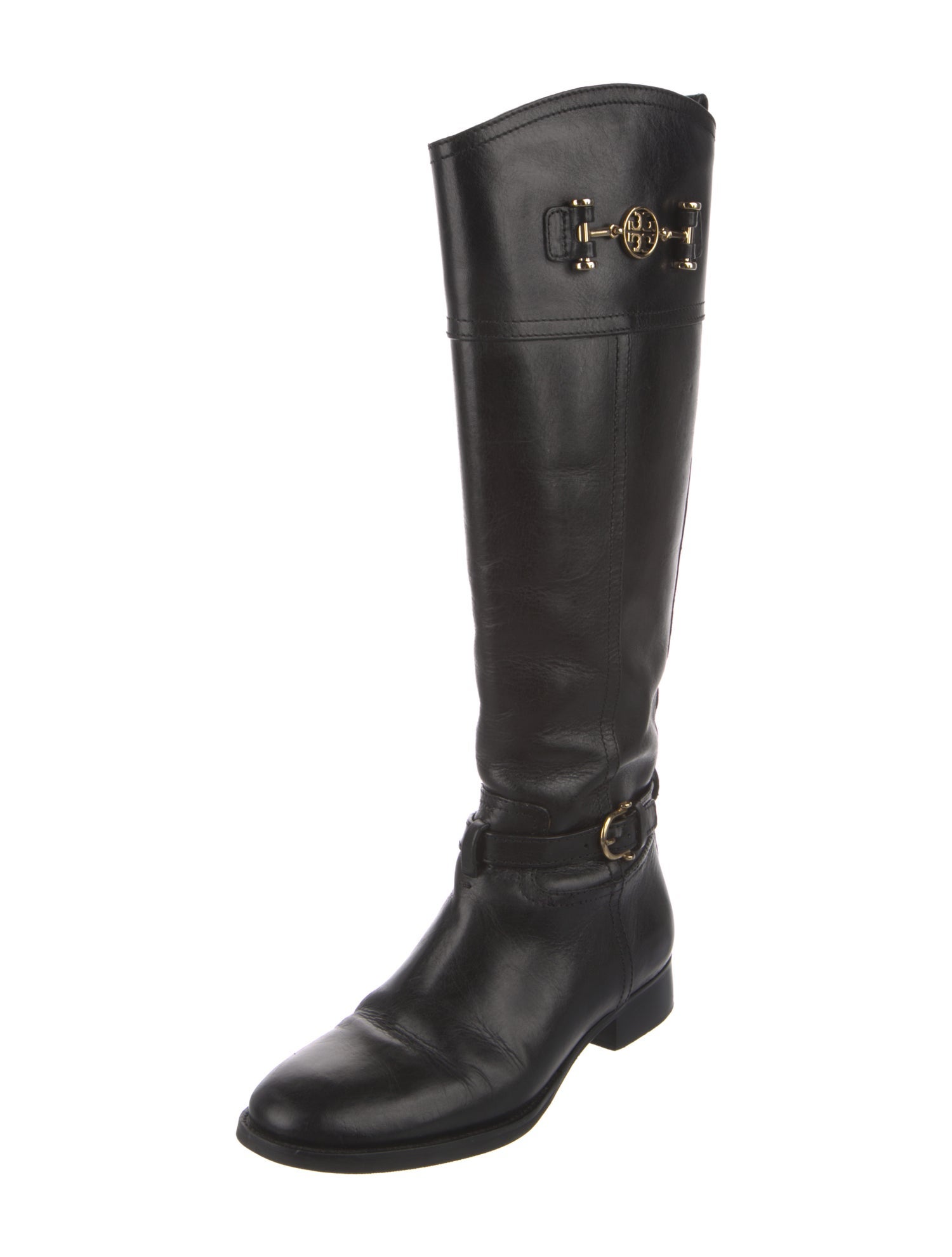 Tory Burch Leather Riding Boots