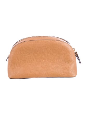 Tory Burch Leather Cosmetic Bag