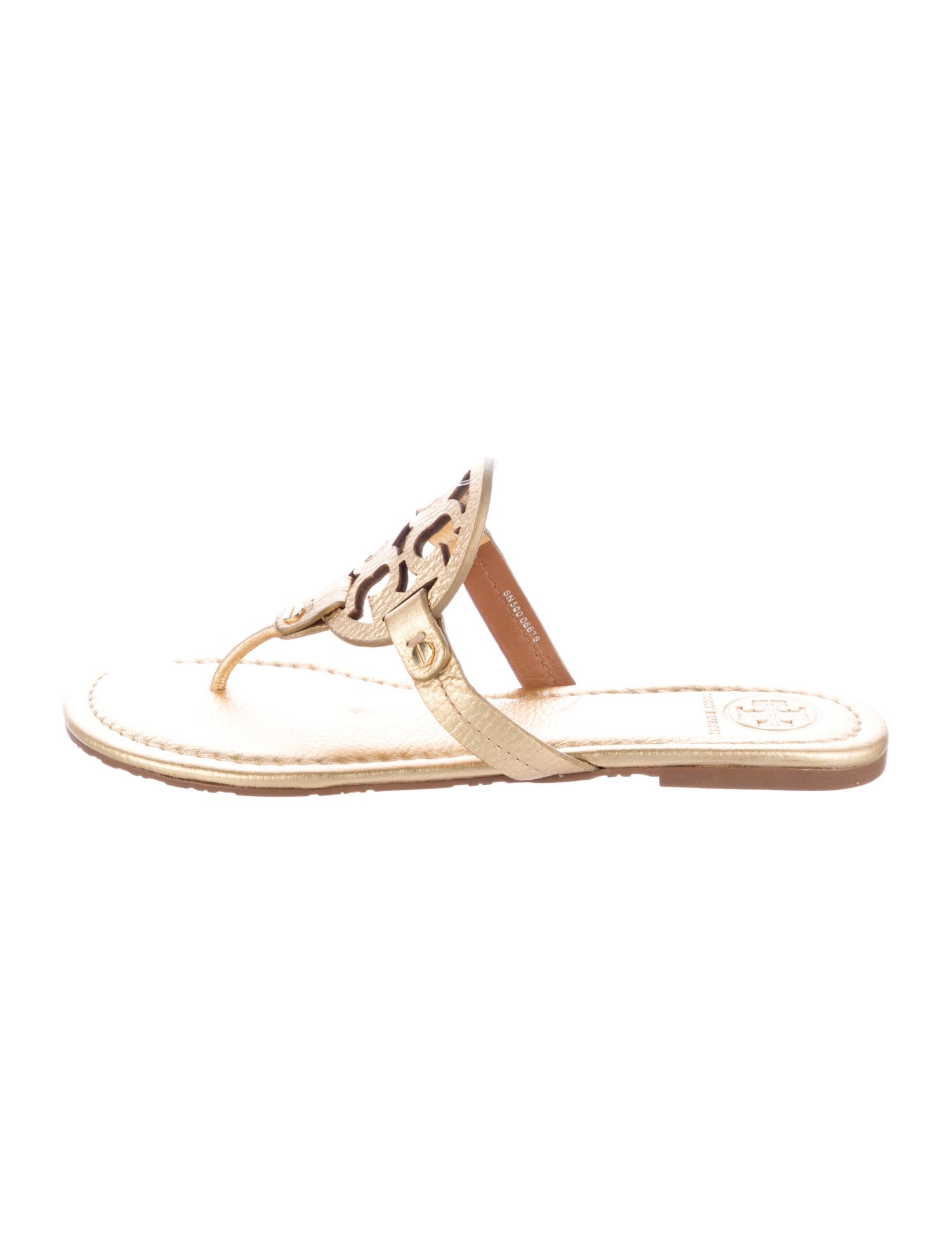 Tory Burch Leather Flip Flops