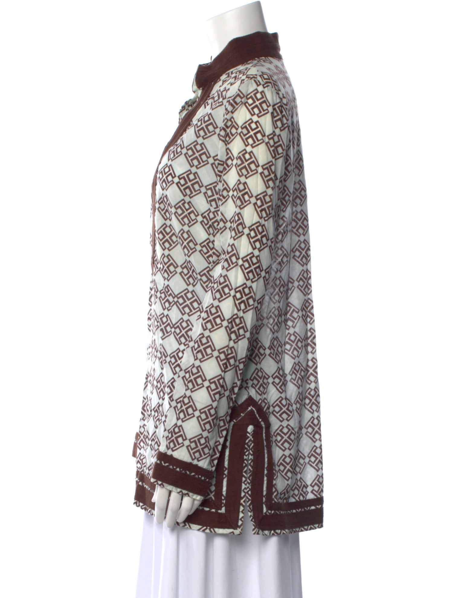 Tory Burch Printed V-Neck Tunic