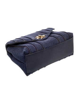 Tory Burch Denim Top Handle Bag