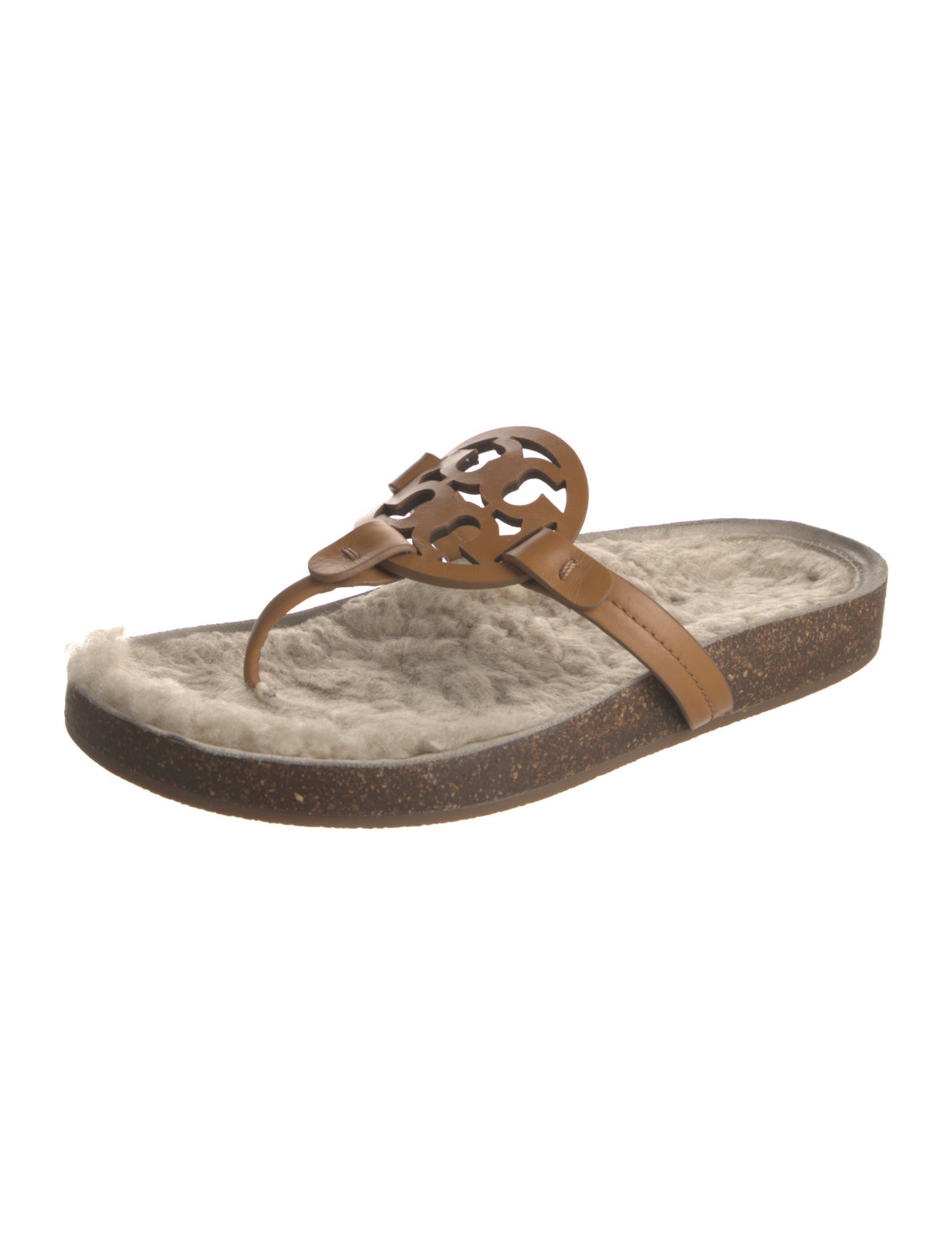 Tory Burch Leather Flip Flops