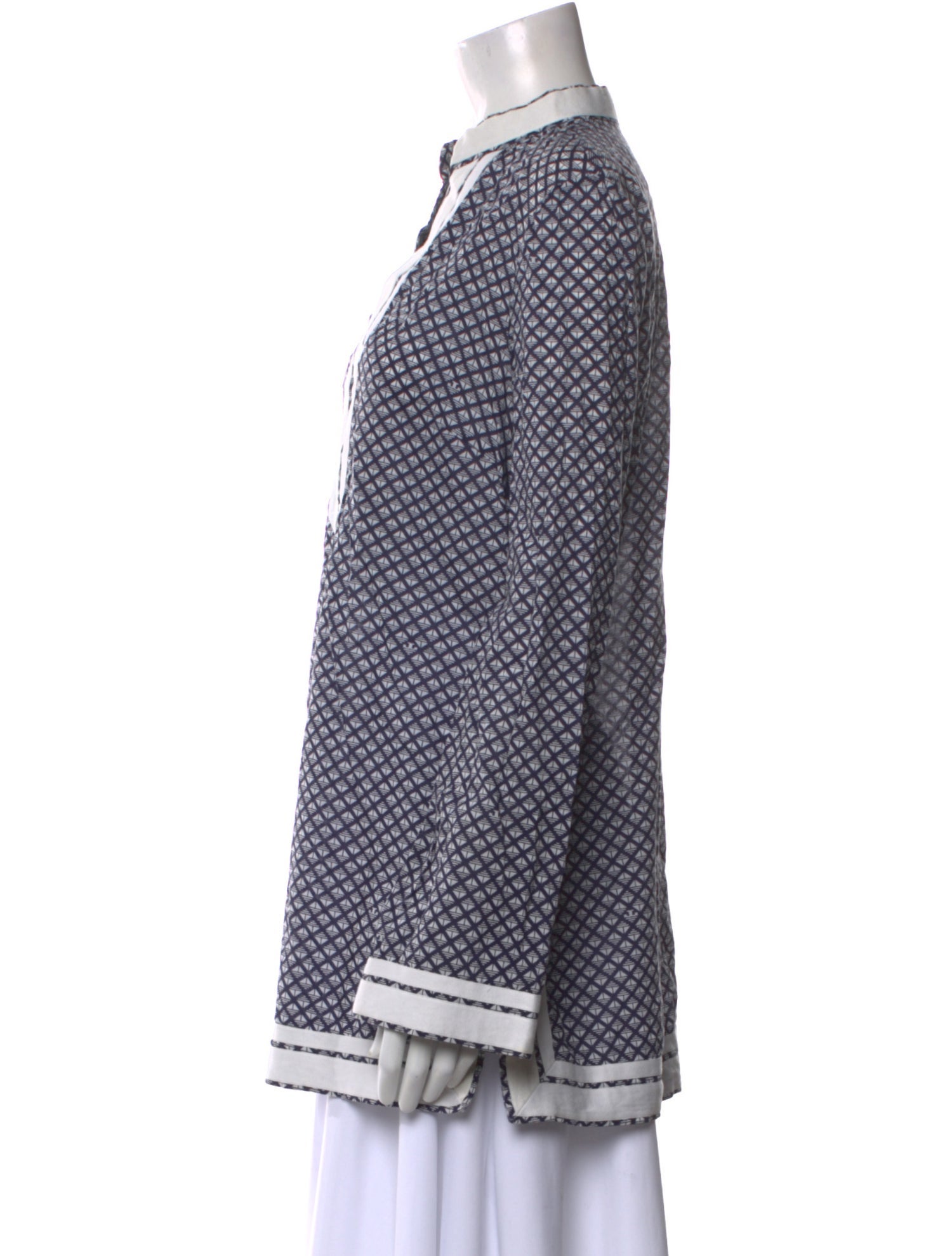 Tory Burch Printed V-Neck Tunic