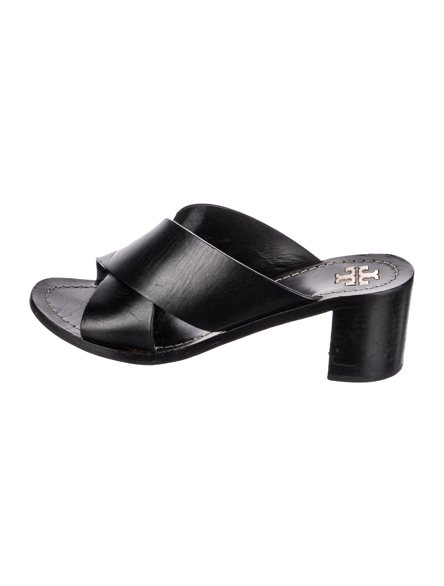 Tory Burch Leather Slides