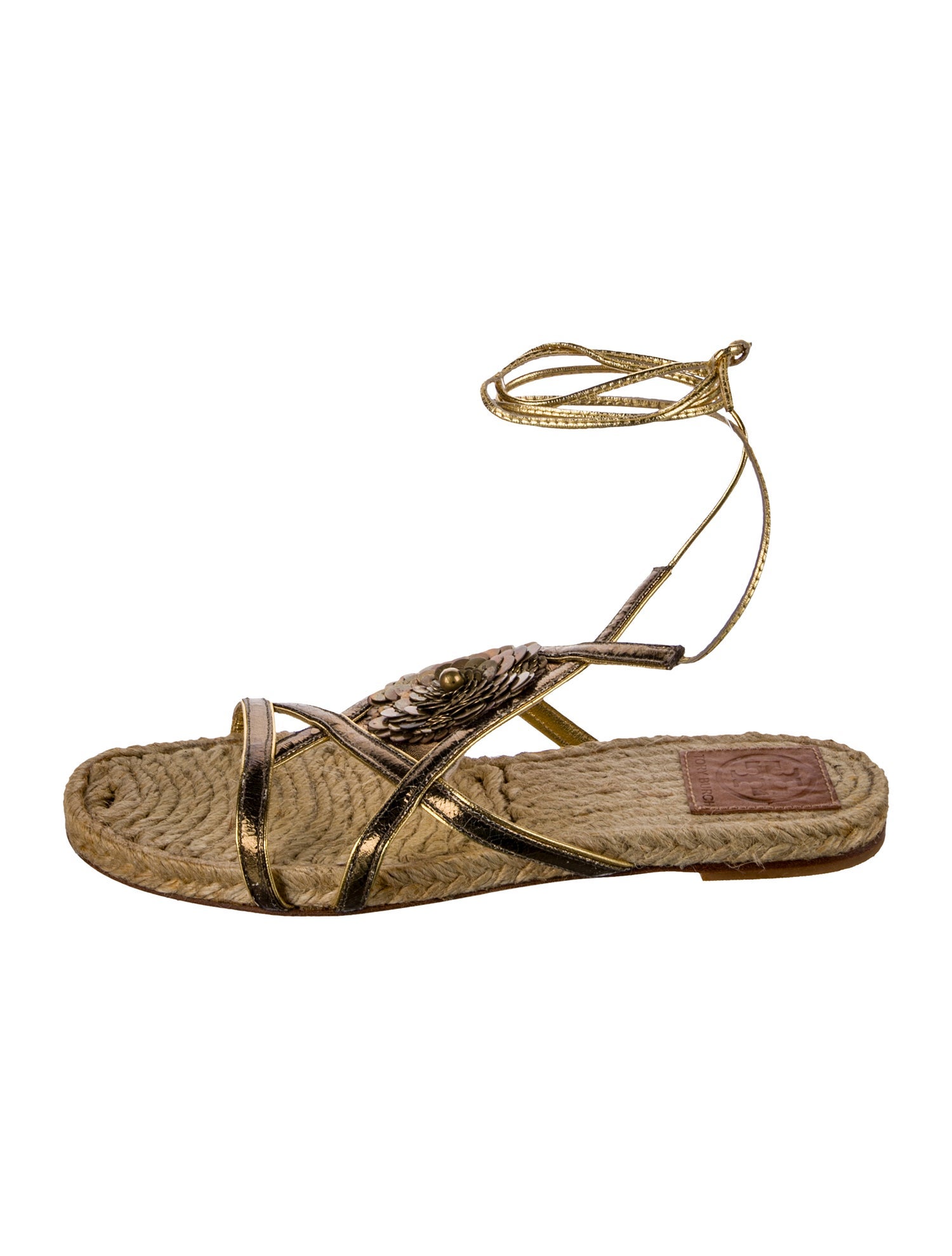 Tory Burch Leather Espadrilles