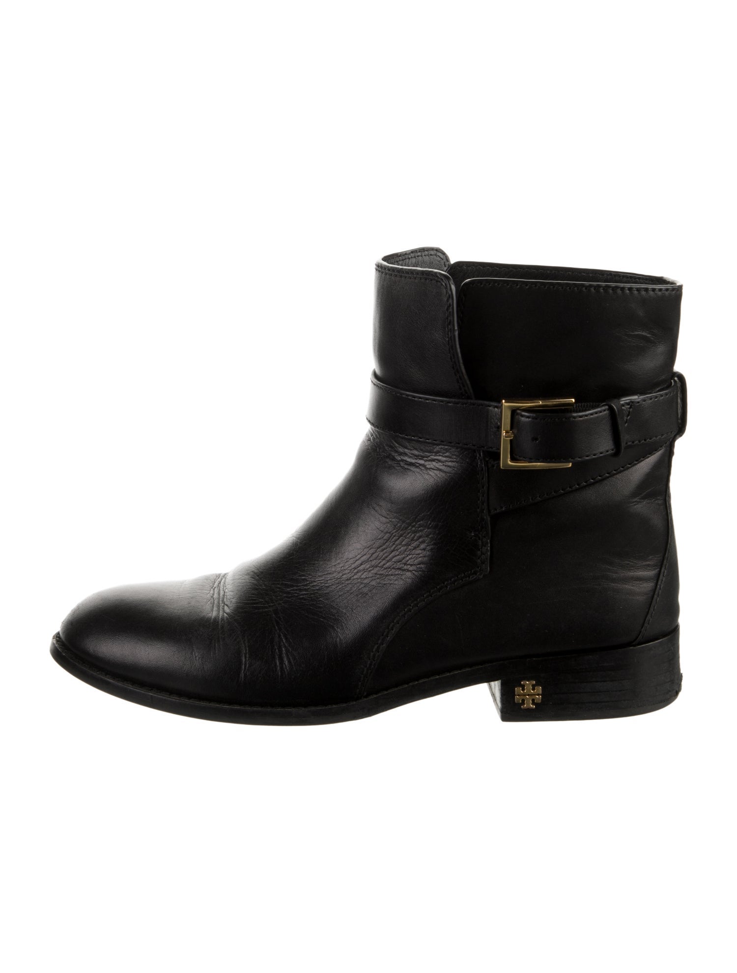 Tory Burch Leather Moto Boots