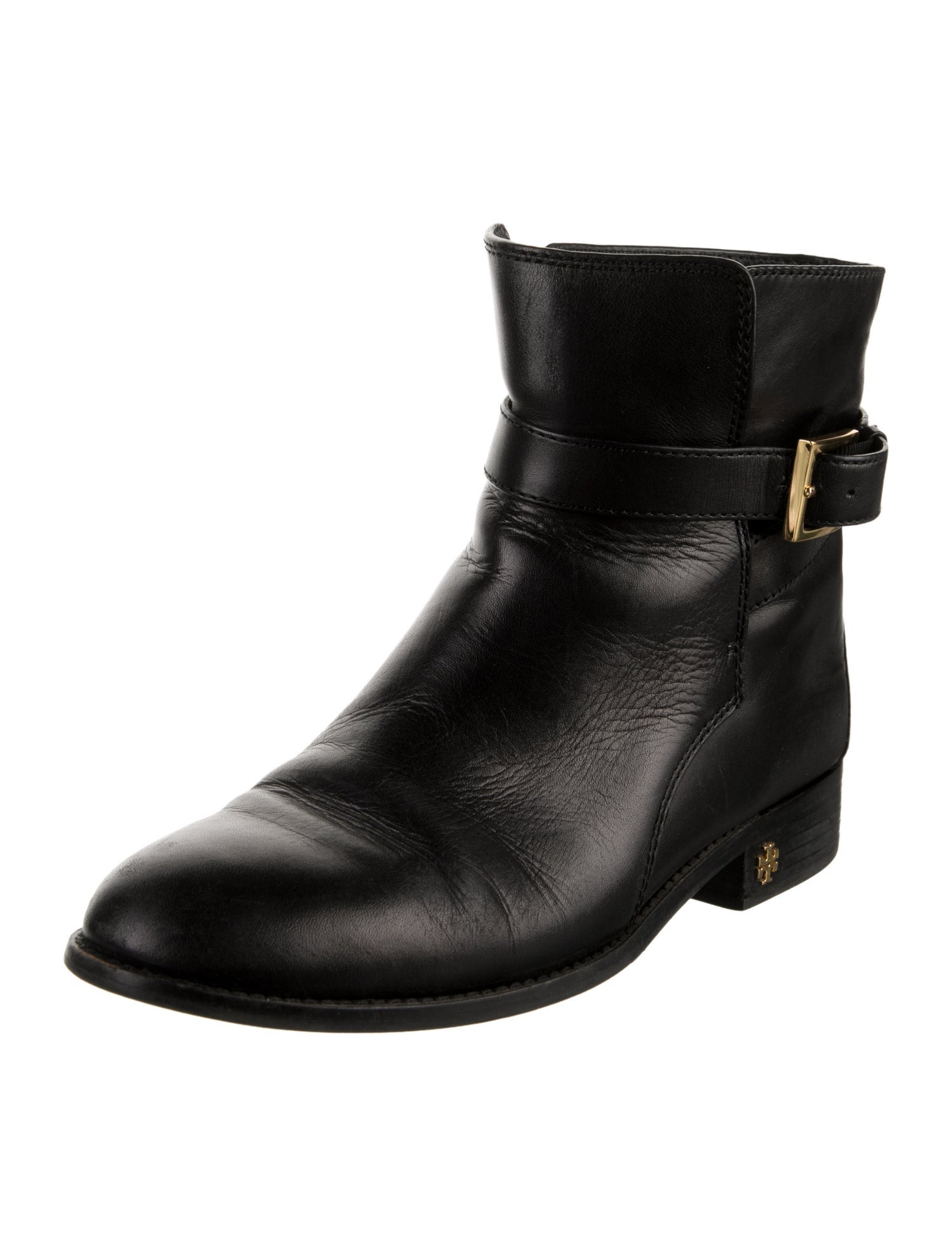 Tory Burch Leather Moto Boots