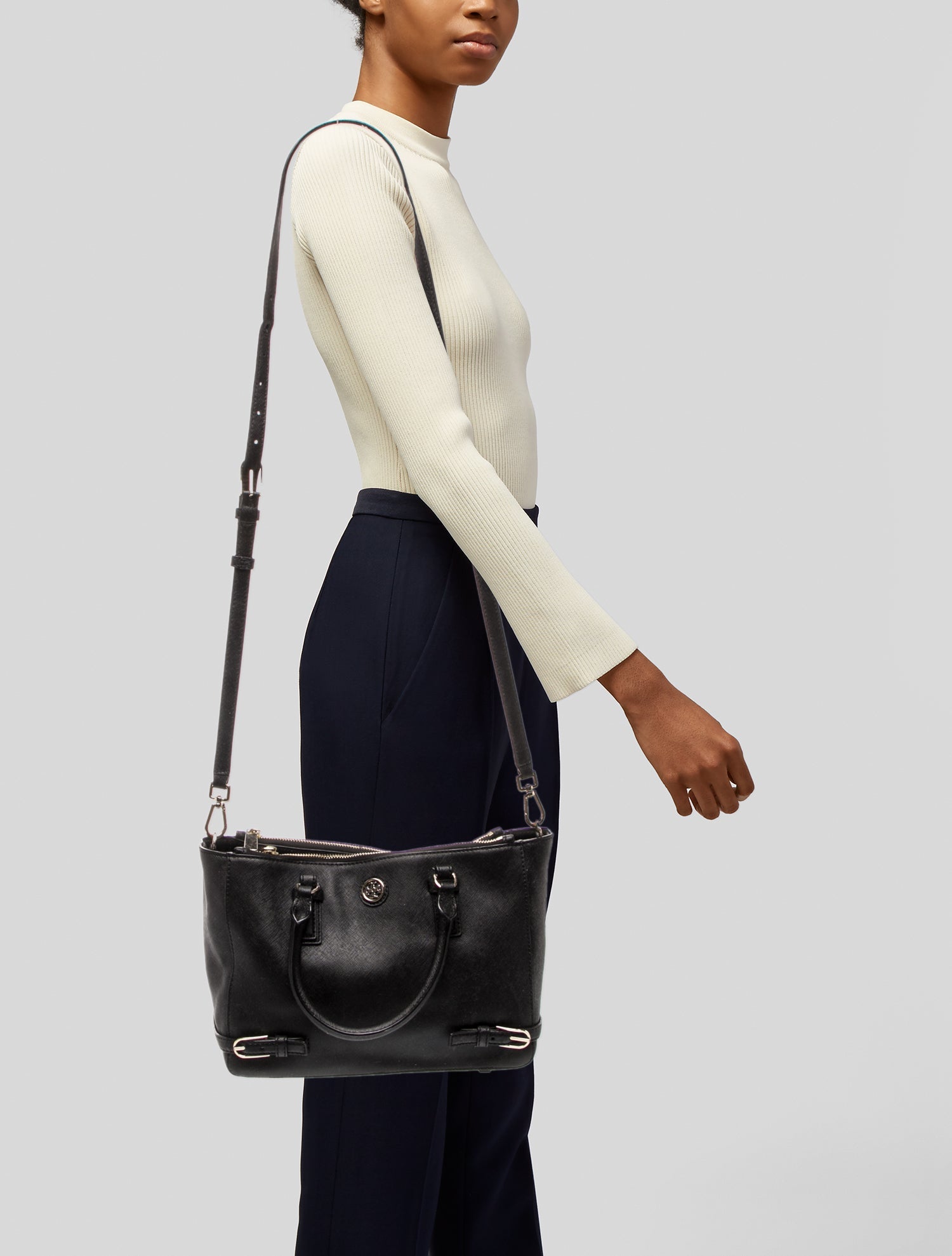 Tory Burch Signature Top Handle Bag