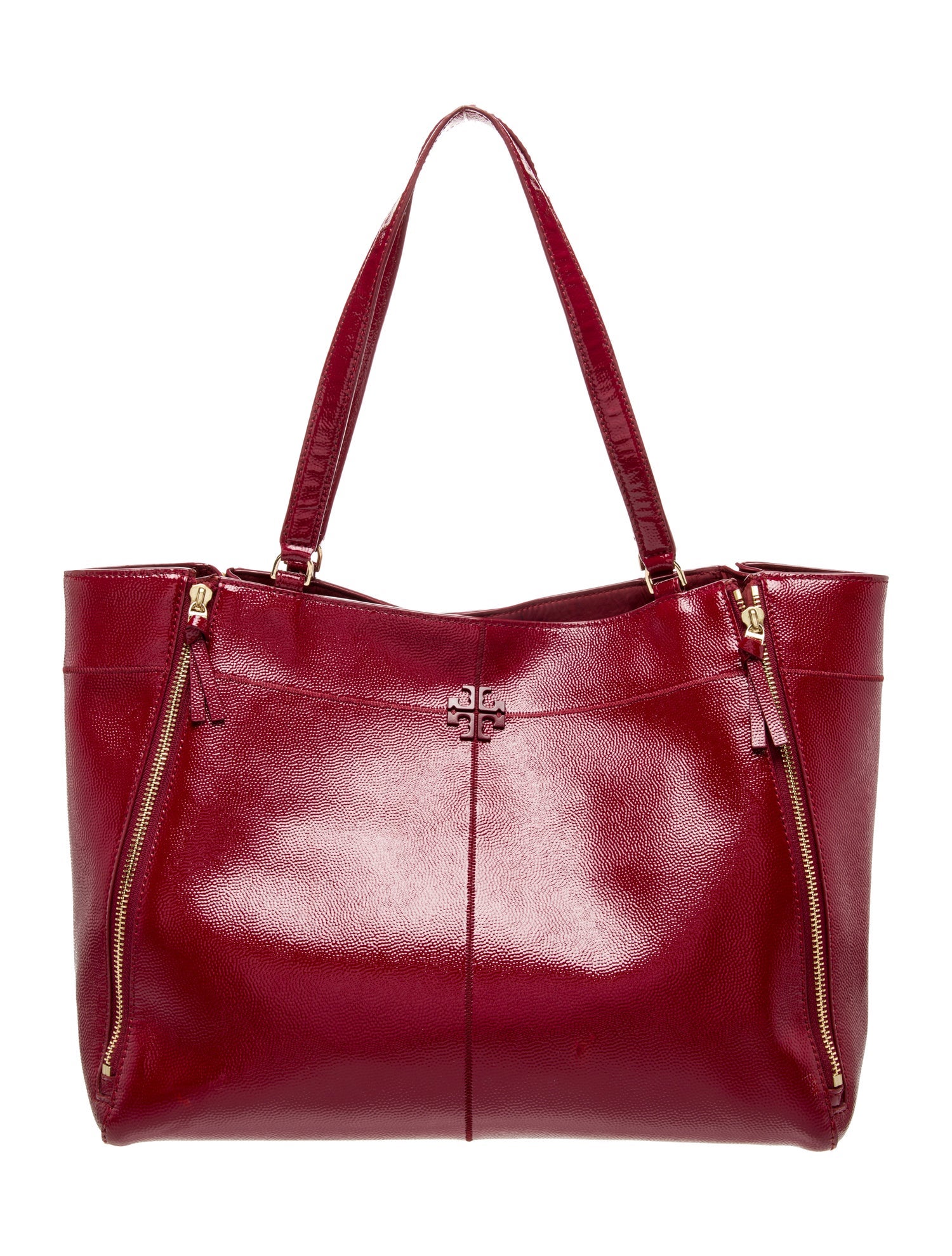 Tory Burch Patent Leather Top Handle Bag