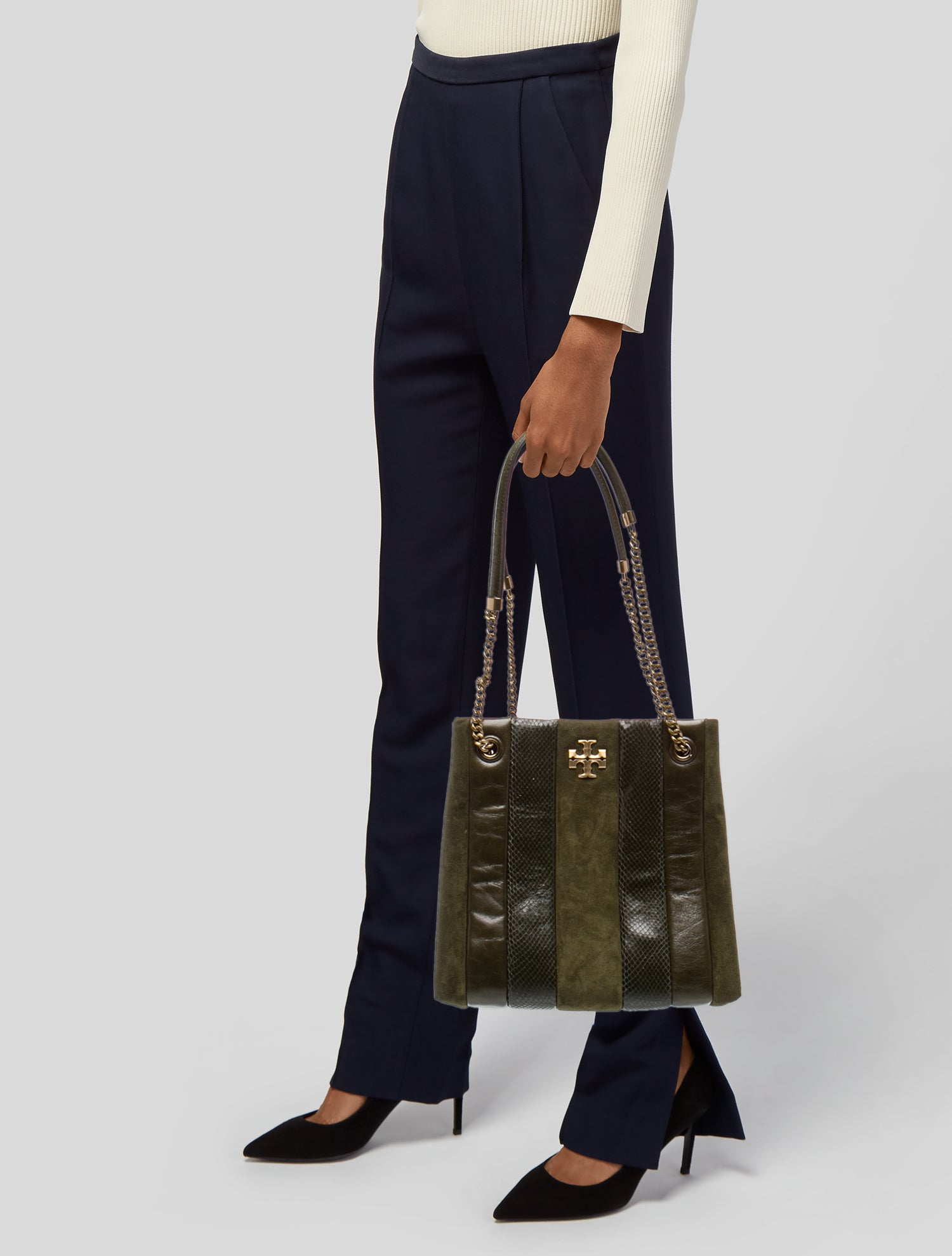 Tory Burch Suede Shoulder Bag