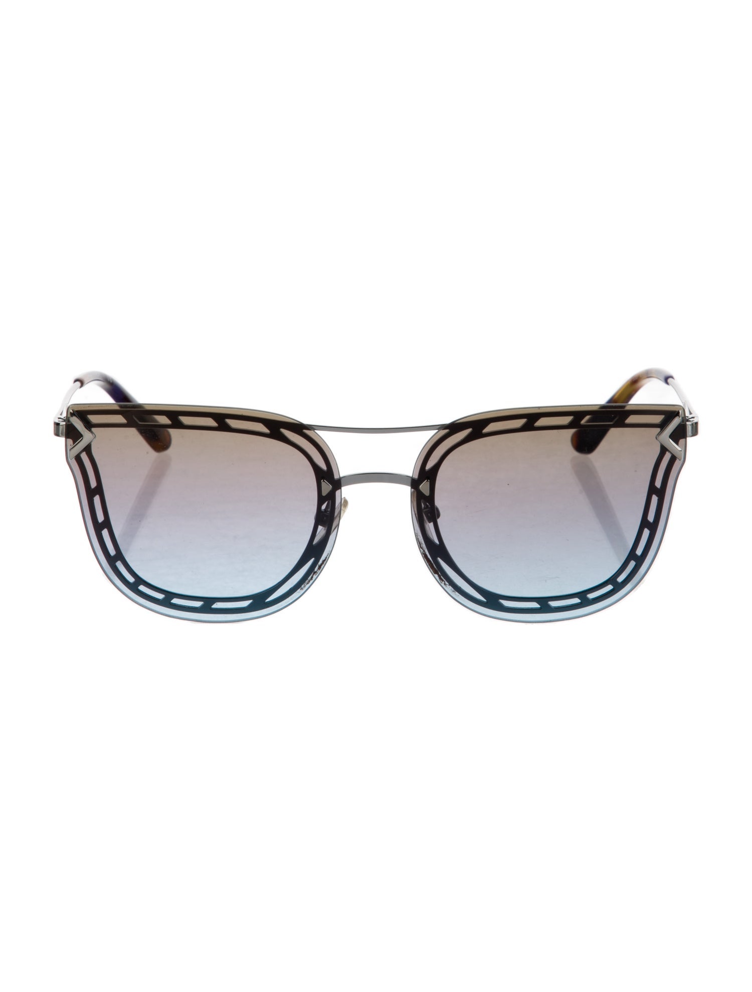 Tory Burch Wayfarer Mirrored Sunglasses